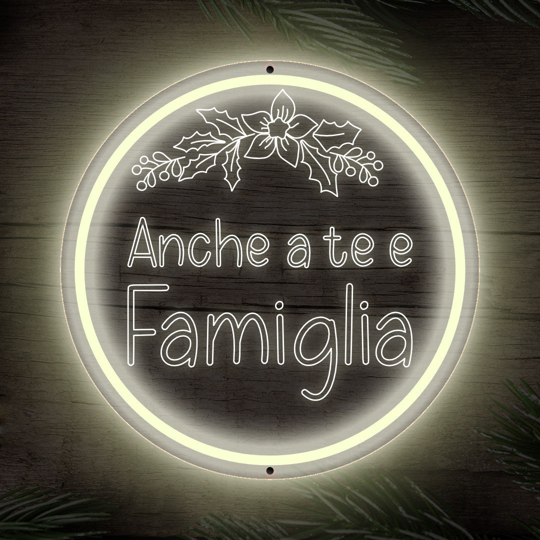 Anche a te e famiglia