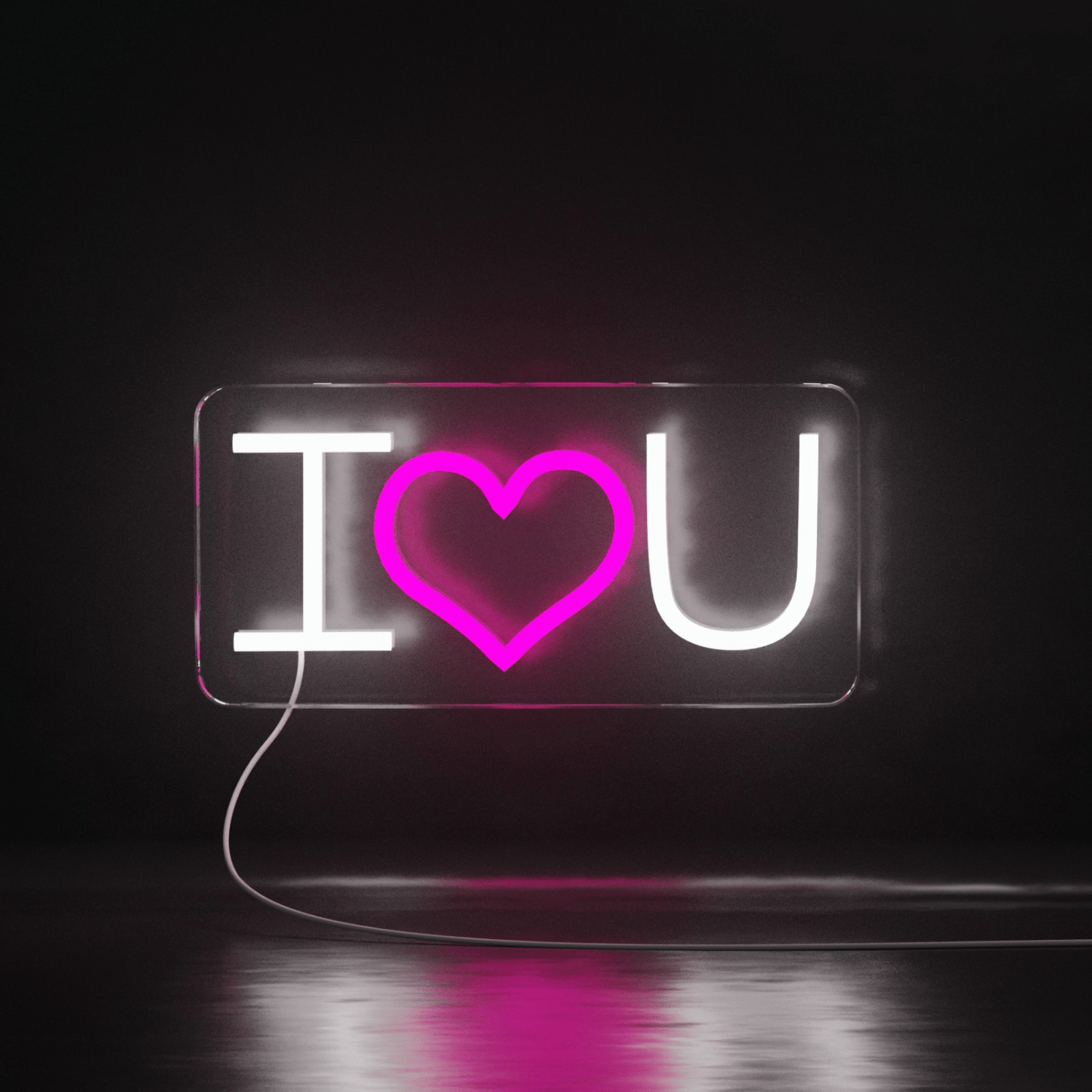 I Love U - Scritta a Led I Love You I Neontrend