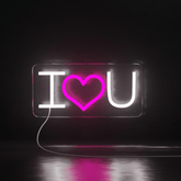I Love U - Scritta a Led Neon