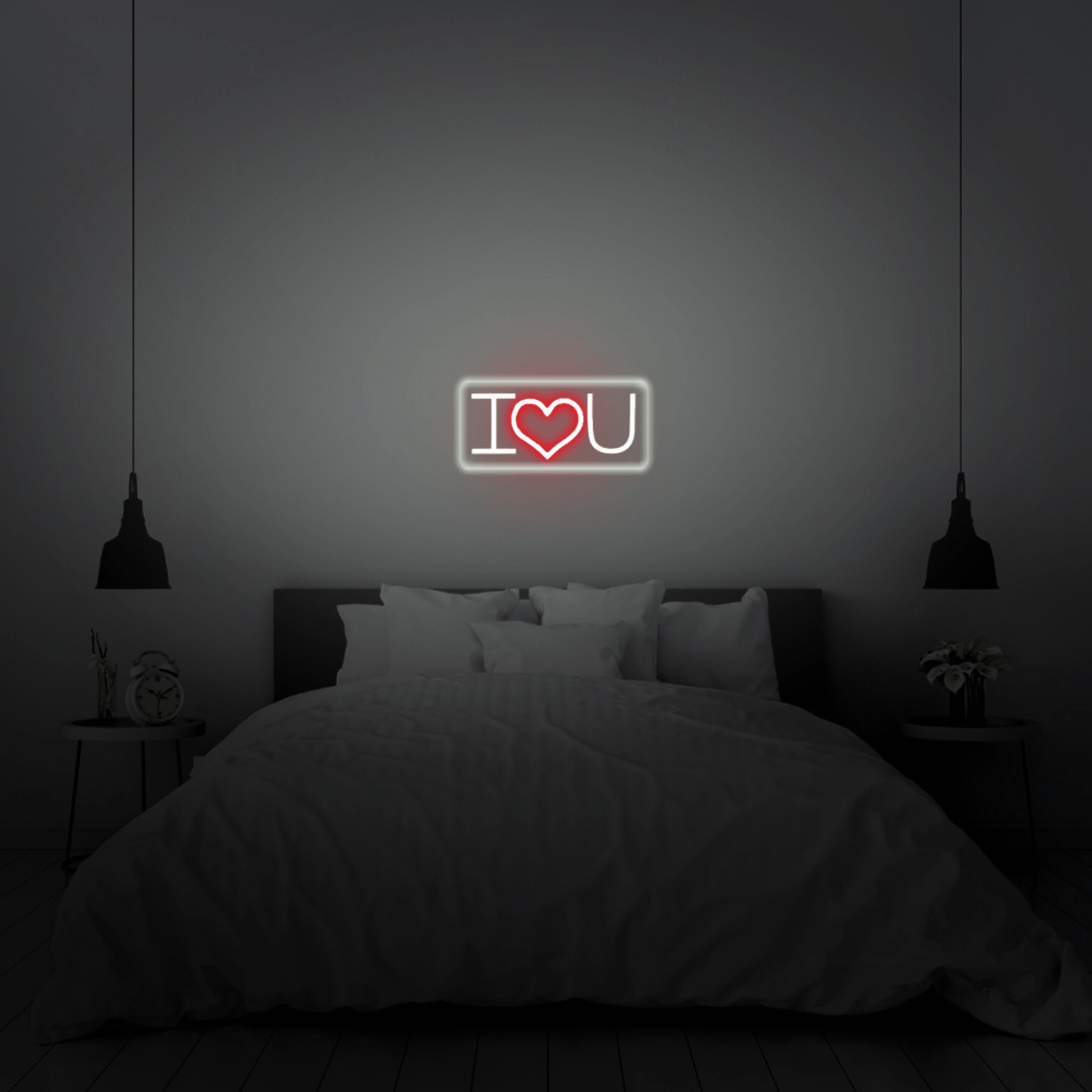 I Love U - Scritta a Led Neon