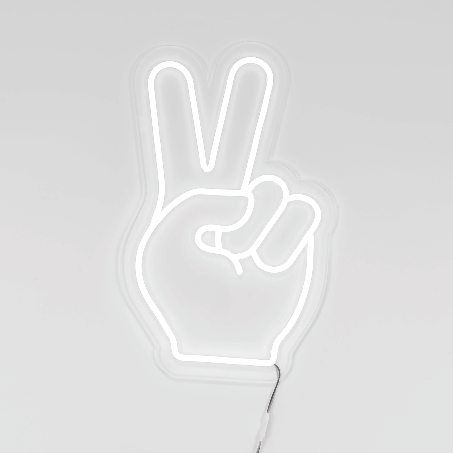 Peace Emoticon - Neon Led