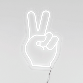 Peace Emoticon - Neon Led