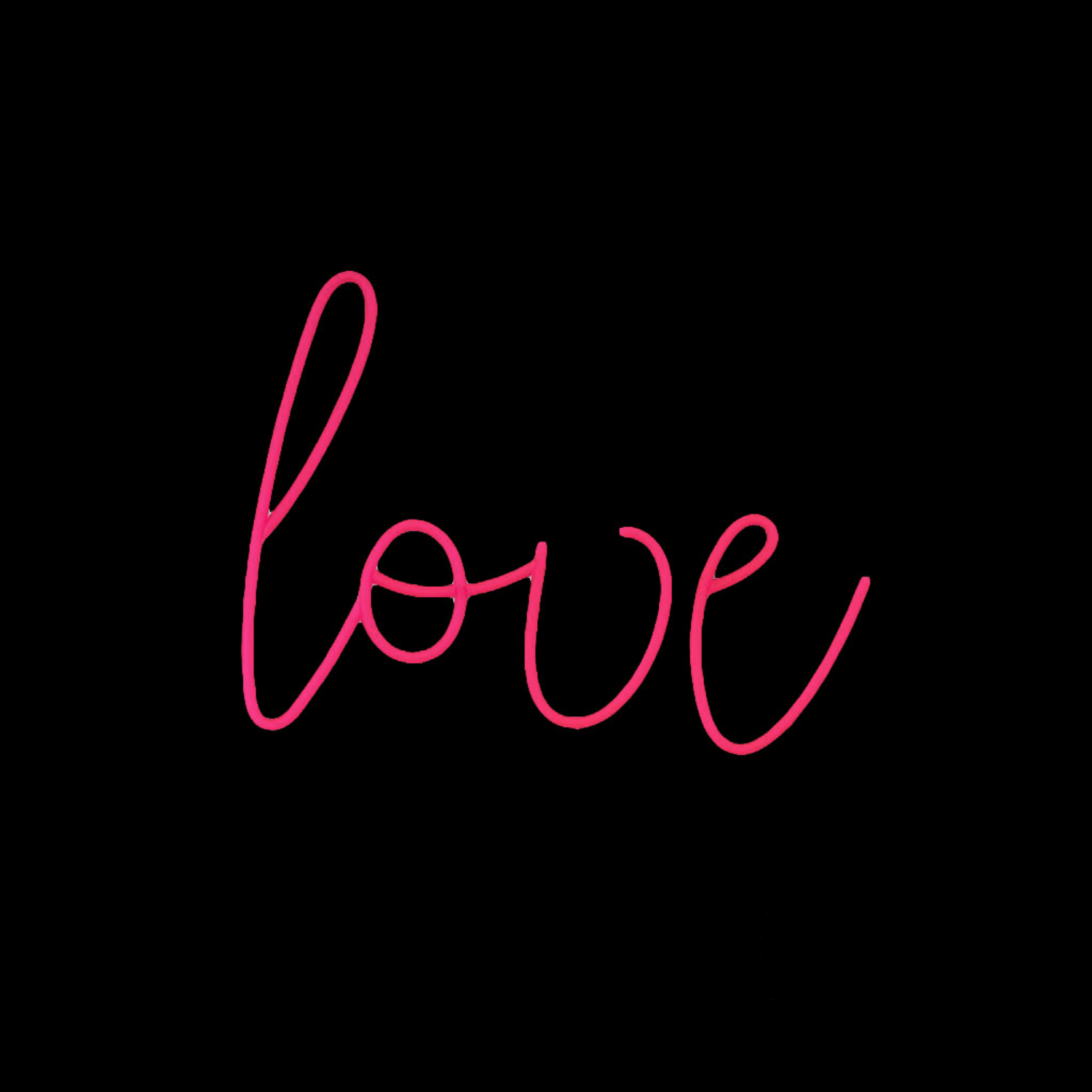 Love - Scritta Love in Corsivo