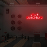 Start somewhere